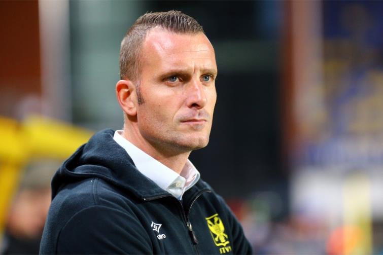 Nicky Hayen at a match in Belgium