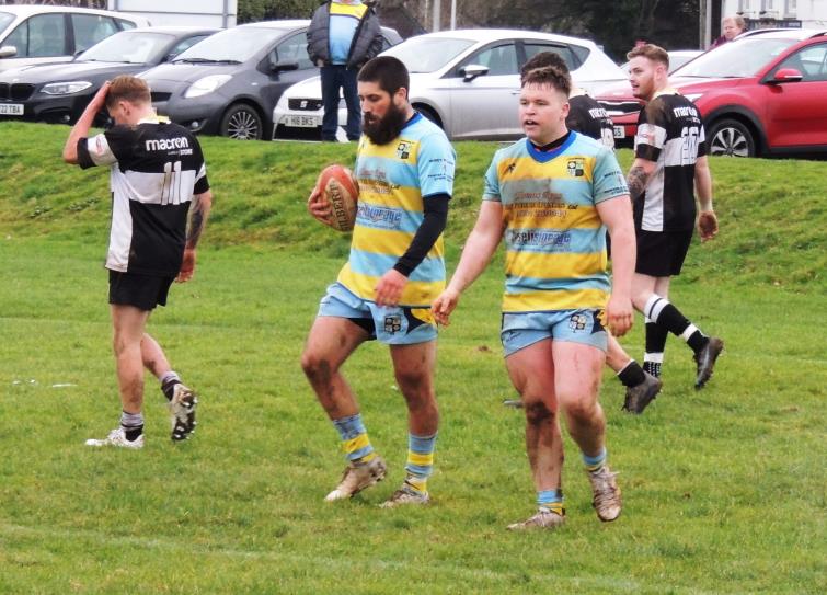 Nico Setaro - two tries for Laugharne
