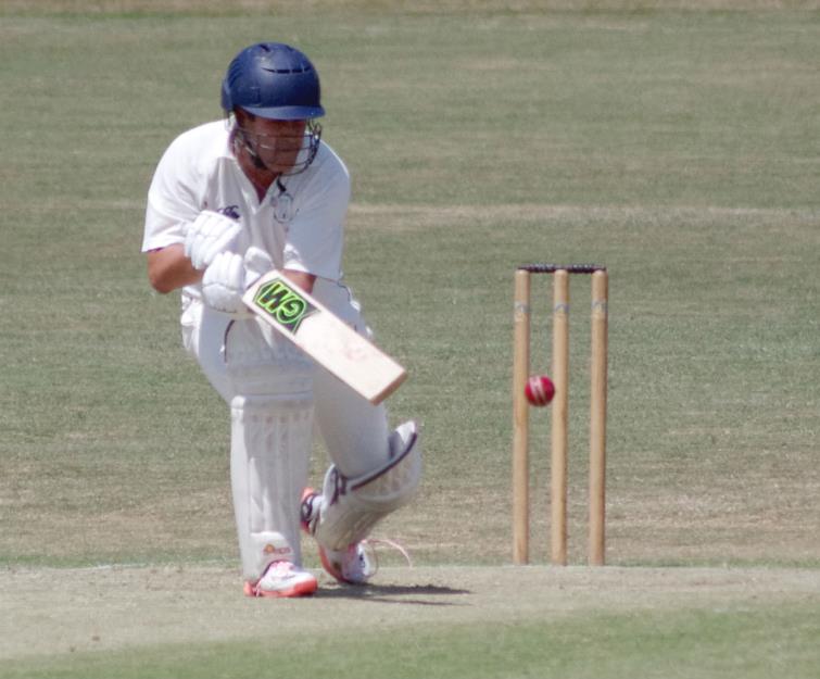 Opener Nigel Morgan in action for Town 2nds