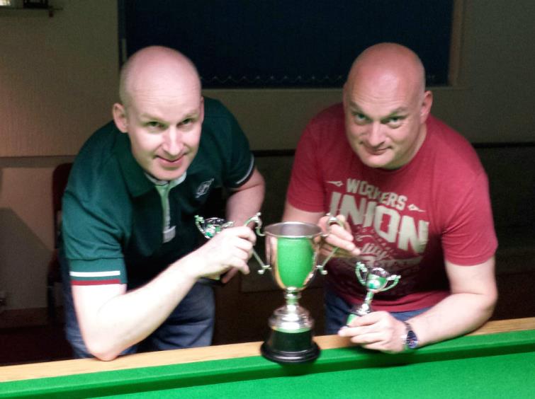 Terry McBride and Simon Pearce  won pairs