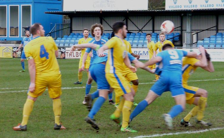 Some serious goalmouth action