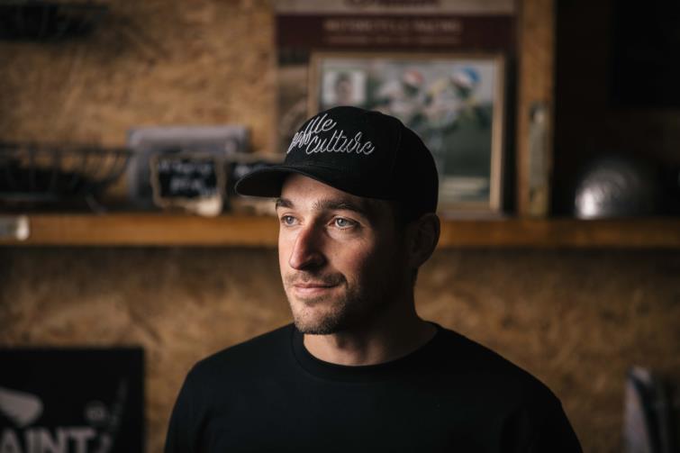 Salts at his new venture - The Bikers Cafe