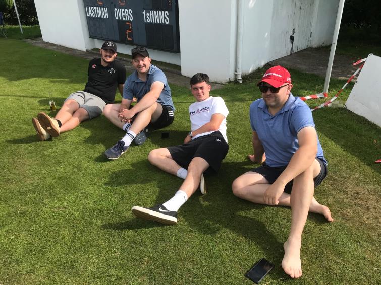 Senedd member Sam Kurtz and friends