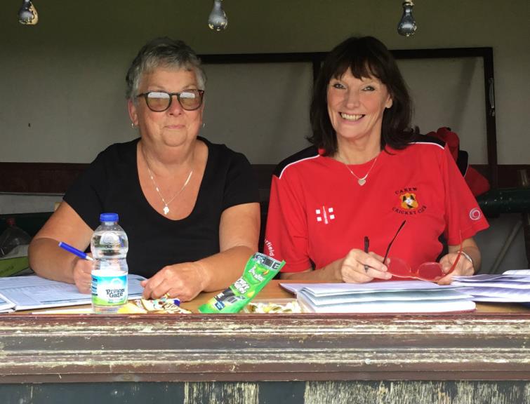 Scorers - Avril Platten and Julie   Davies