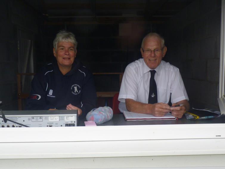 Scorers - Jayne Cole and John Laugharne
