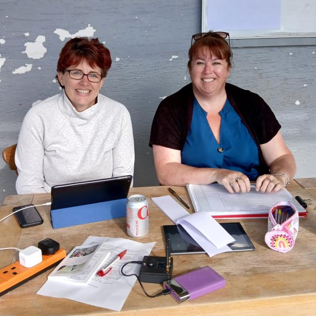 Scorers - Diane James and Becky Badham