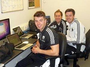 Scott has the job that every footballer would like!