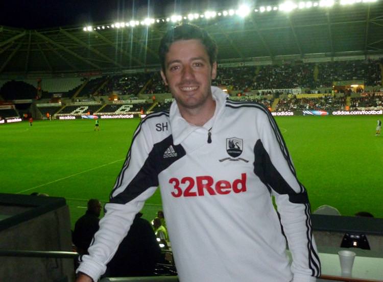 Scott has the job that every footballer would like!