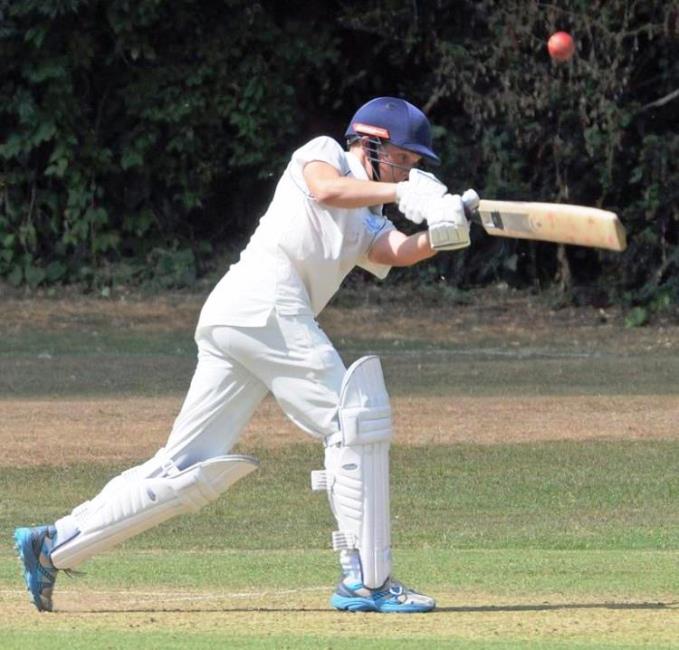Seth hits a boundary