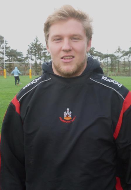 Seamus Wiseman - two tries for powerful Pembroke prop