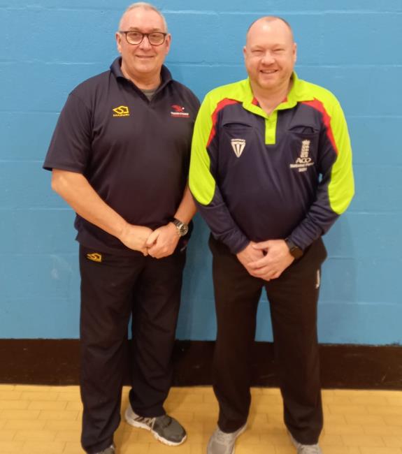 Umpires - Sean Evans and Rhodri Jones