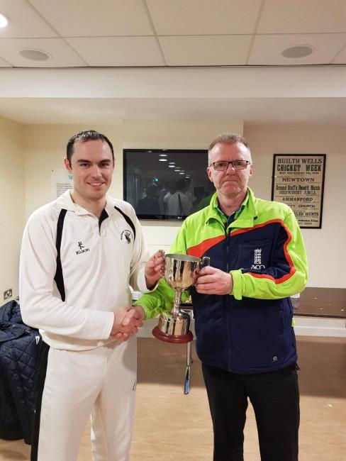 Sean Hannon with trophy