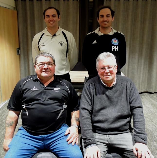 The organisers - Peter Davies and Martin Jones (front), Sean and Patrick Hannon (back)