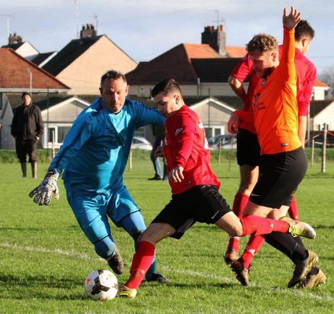 Senior Cup tie at Carew