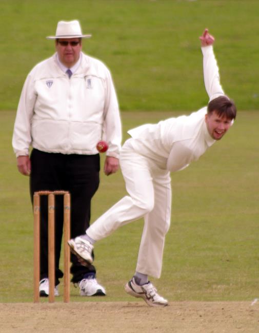 Shaun Whitfield took three wickets for Carew. Picture Gordon Thomas