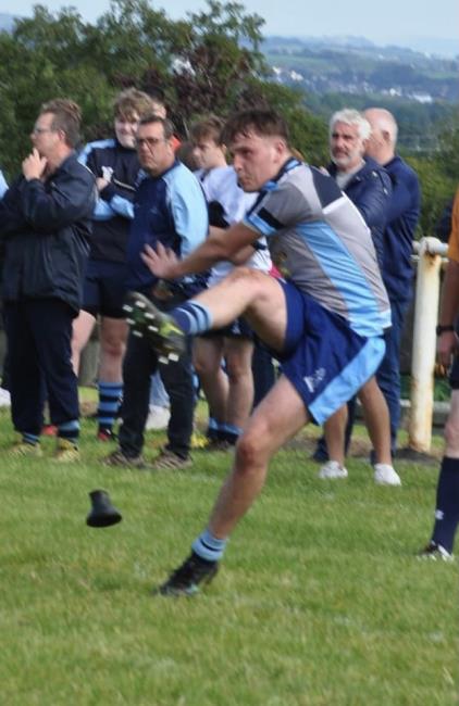 Shay Norcross - outstanding in attack and defence for Narberth
