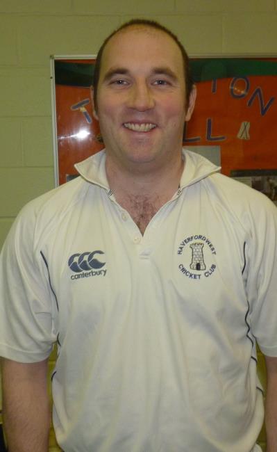 Man of the match Simon Holliday