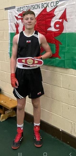 Sean with his Box Cup belt