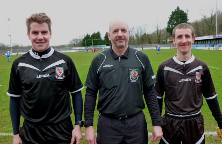 Sion Jenkins, David Badger and Gareth Elliott