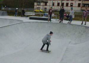 Superb skateboard park is up and running