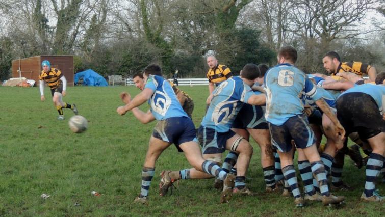 St Clears attack from the base of the scrum