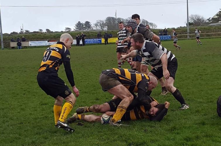 Fraser Watson and Anthony Davies combine for The Saints