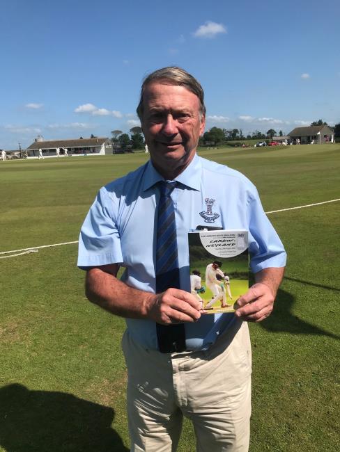 Steve Blowes with programme