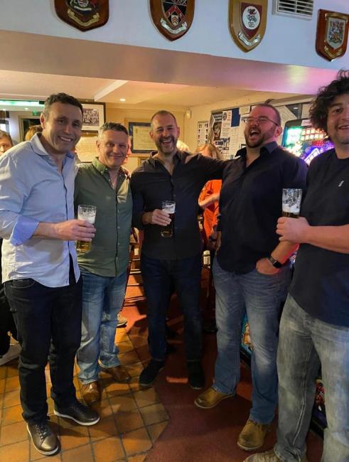 Steve Jones and Fishguard RFC organisers