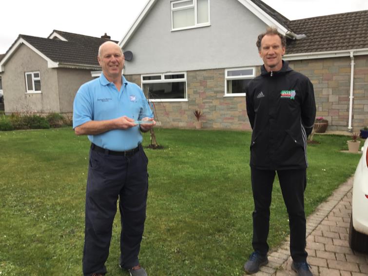 Alan with Steve Williams (Finalist in Unsung Heroes category)