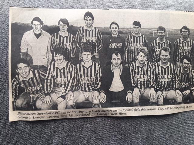 Steynton AFC had a bitter sweet 1986-87 season
