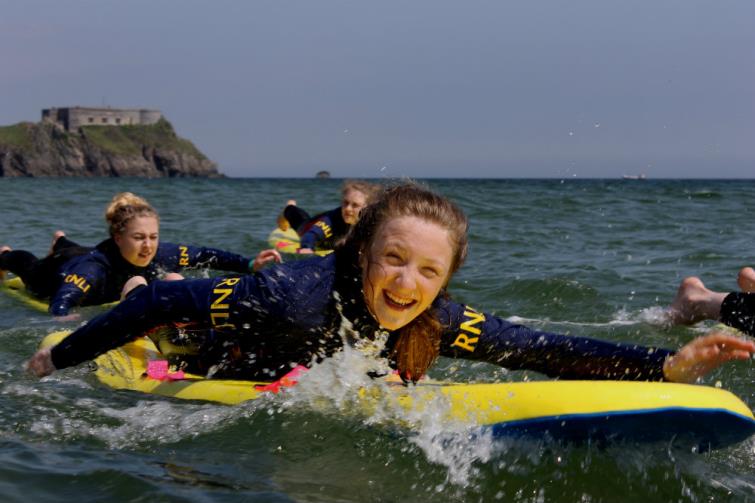 The RNLI programme was run in partnership with Surf Life Saving Association Wales and Sport Pembrokeshire – the sports development team at Pembrokeshire County Counci