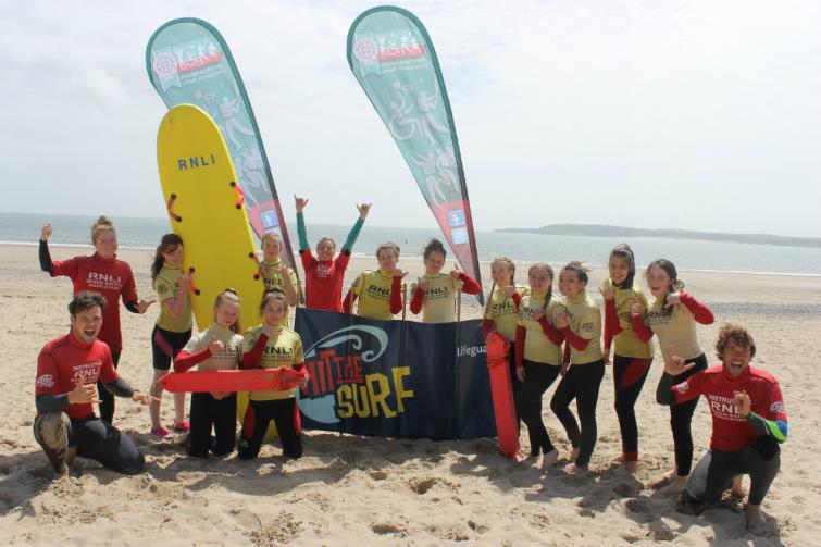 Pictured are some of the pupils from Greenhill, Pembroke and Milford Haven secondary schools