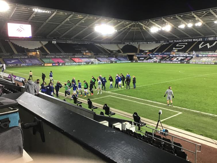 Liberty Stadium after derby clash