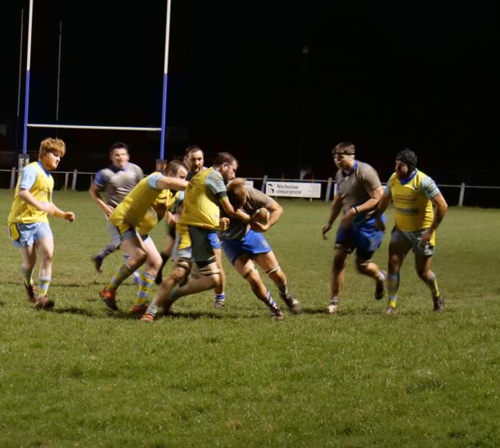 Blues on the attack