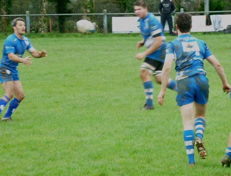 Blues spread ball wide
