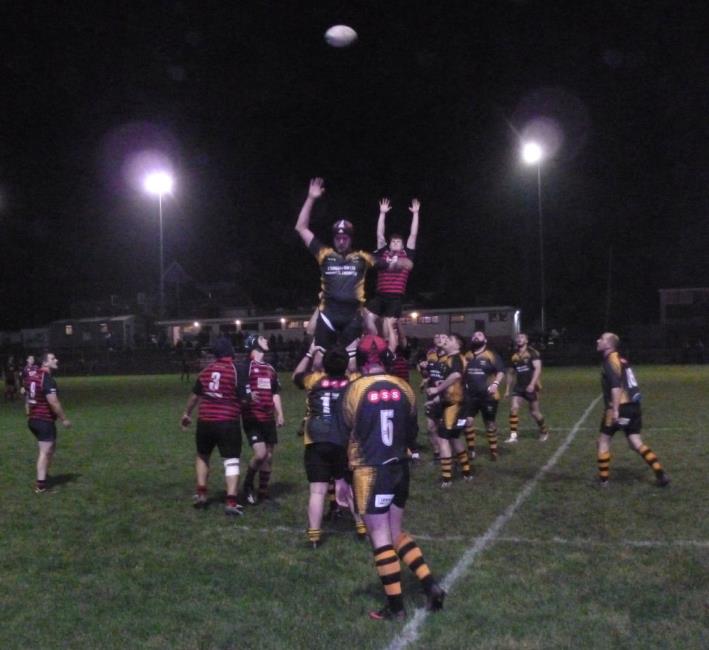 Lineout action at Heywood Lane