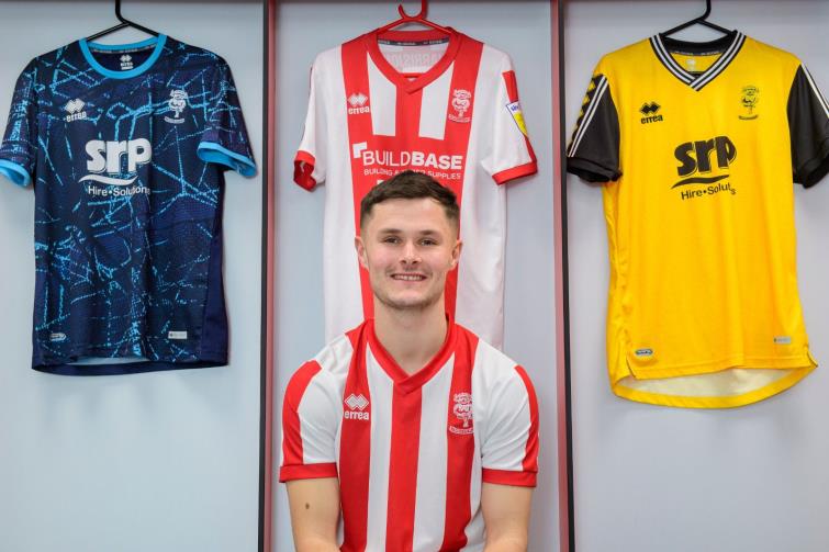 Liam Cullen wears his colours