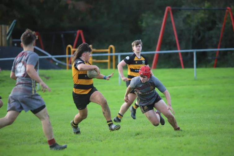 Llangwm Youth on the charge