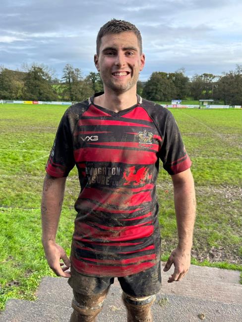 Max Badham (came off the Tenby bench to make a promising debut)