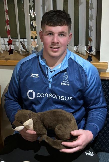 Will Blackburn - deservedly man of the match for Narberth
