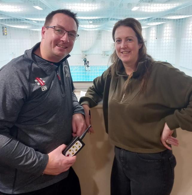 Scorers - Ben Noden and Kirsty Hannon