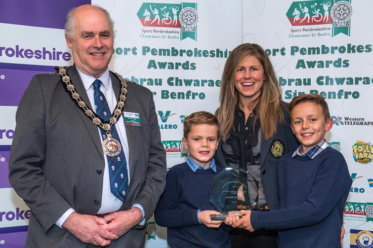 Chairmans Special Award – Winner Marie Tilley with Pembrokeshire County Council, Cllr Paul Harries
