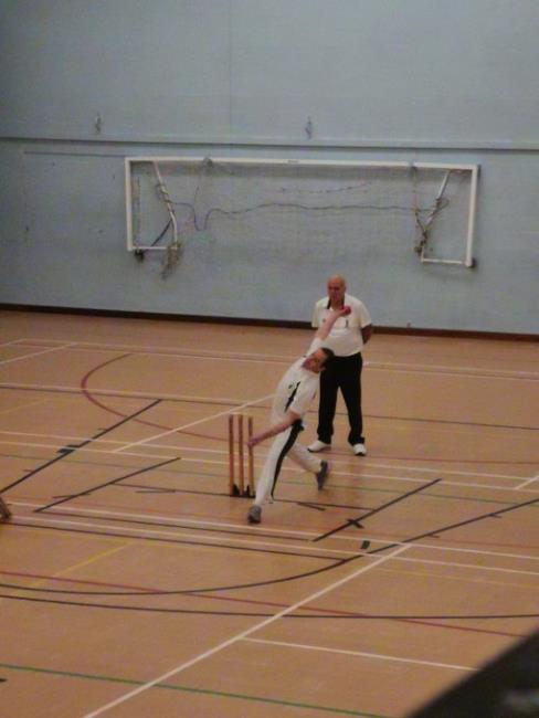 Patrick Hannon bowling