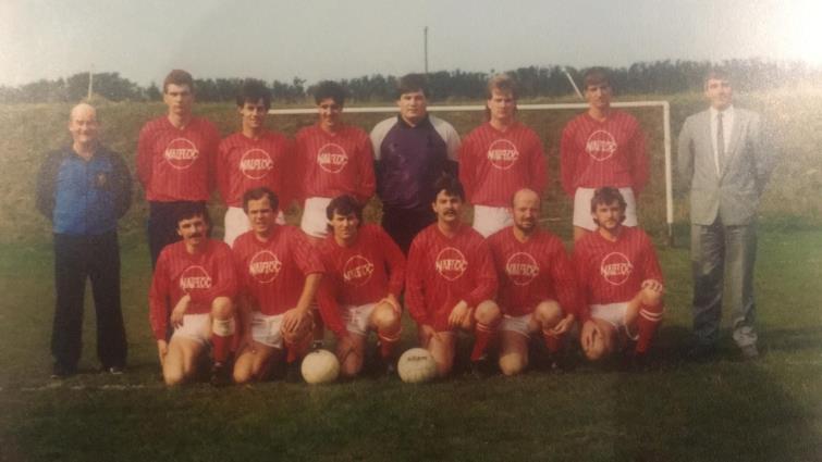 Paul Bowen (Front row, 3rd left) in his days at The Quarterdeck Club