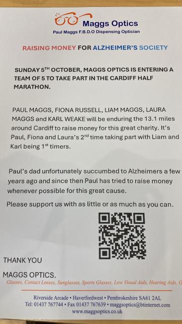 Paul Maggs sponsorship form