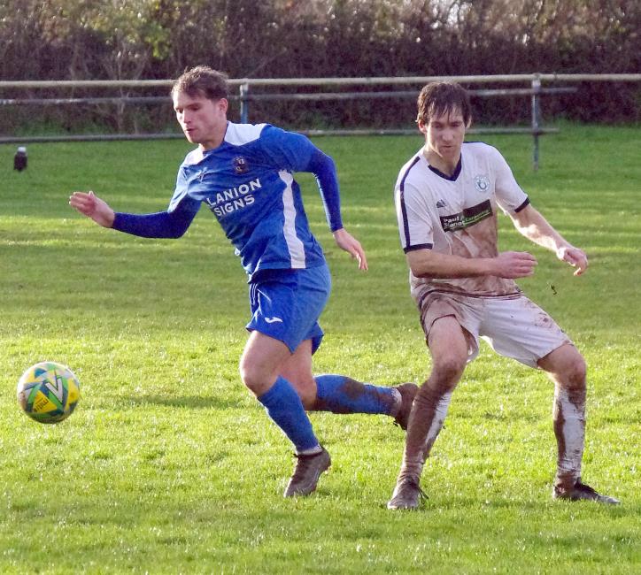 Dylan Davies - bagged a hat-trick for Monkton Swifts