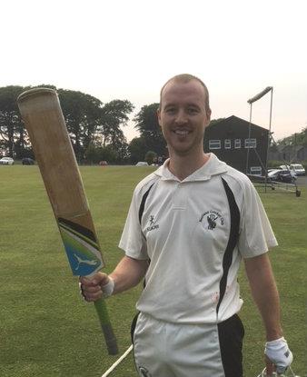 Paul Murray salutes his brilliant match winning ton for Neyland