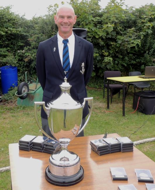 Paul Webb and trophy