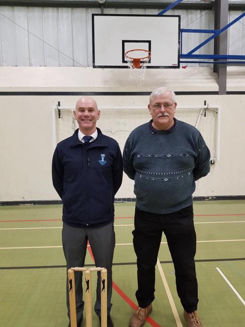 Will Newell supporting Paul Webb when Paul was chairman of Pembroke CCC