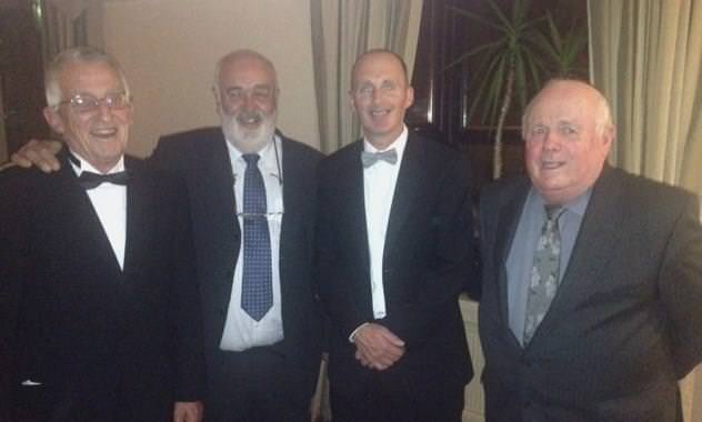 Local football refs celebrate centenary in style